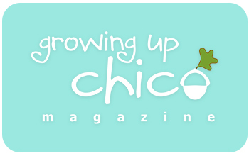 growing up chico magazine (logo) - External link opens in new window